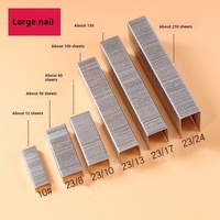 Agrafes robustes de grande taille pour 210 feuilles, agrafes 23/24 pour relier les livres épais, agrafes pour reliure de livres