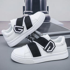 Nouvelles Chaussures Décontractées Coréennes Printemps 2026 pour Hommes à Bout Rond, Tendance et Polyvalentes, Idéales pour Étudiants, Résistantes à l'Usure, à Fermeture Velcro - Product Image 3