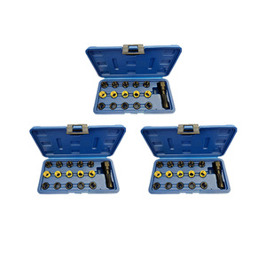 Xe sửa chữa công cụ Bộ vít chủ đề sửa chữa công cụ tia lửa cắm chất lượng cao công cụ hộp rõ ràng chủ đề bền và chống ăn mòn - Product Image 6