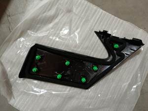 Assemblage de panneau extérieur de pilier en D gauche EQEA-5402970 garniture d'angle gauche droite de pilier extérieur avant de voiture pour Seagull Glory Edition - Product Image 4