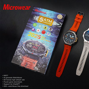 Reloj Inteligente Deportivo Impermeable EDS Microwear MA31 3ATM 5ATM Chat GPT Pantalla TFT de 1.43'' 1GB de Memoria Batería de 500mAh Brújula - Product Image 2