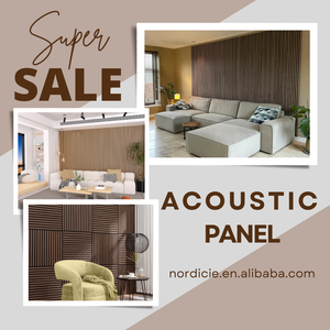 Panneaux acoustiques en <span class=keywords><strong>bois</strong></span> à lattes, design européen, finition <span class=keywords><strong>bois</strong></span>, insonorisés pour mur de salon - Product Image 5