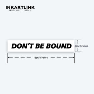 Tatuaje Semipermanente con Frase <span class=keywords><strong>de</strong></span> Máquina <span class=keywords><strong>de</strong></span> <span class=keywords><strong>Escribir</strong></span> 'El Diablo No Duerme', Extracto <span class=keywords><strong>de</strong></span> Gardenia, Duración <span class=keywords><strong>de</strong></span> 2 Semanas, Resistente al Agua, Arte Corporal, Venta al por Mayor - Product Image 4