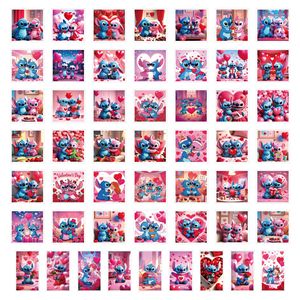 50 autocollants amusants <span class=keywords><strong>Lilo</strong></span> <span class=keywords><strong>et</strong></span> <span class=keywords><strong>Stitch</strong></span> pour couples amoureux - Product Image 3