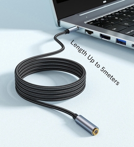 <span class=keywords><strong>Auriculares</strong></span> 3,5mm macho a hembra <span class=keywords><strong>Cable</strong></span> adaptador de extensión de Audio de 4 polos AUX <span class=keywords><strong>Cable</strong></span> de altavoz de computadora TRRS <span class=keywords><strong>Cable</strong></span> de extensión de <span class=keywords><strong>auriculares</strong></span> - Product Image 4