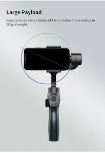 Estabilizador de cardán de mano <span class=keywords><strong>Funsnap</strong></span> <span class=keywords><strong>Capture</strong></span> 2S de 3 ejes para grabación de vídeo de teléfono inteligente para Bluetooth Vlog Live Focus Pull Mobile - Product Image 5