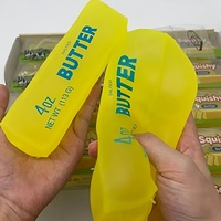 Vaseline Style Boterstaaf & Kaas Knuffel Speelgoed Vormbaar Langzaam Stijgend Rubber Kerstdecoratie Yanxi Merk