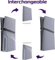 Für Pro-Faceplates: Limitierte Auflage zum 30. Jubiläum, graue Disc- & Digital Edition Konsolen-Ersatzhüllen, Seitenschutz