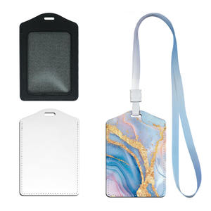 Porta Tarjetas de Identificación de PU Sublimable con Cordón, 3 Colores, Imprimible por una Cara, para Impresión por Transferencia de Calor - Product Image 3