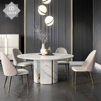 Nouvelle arrivée moderne confortable dinant la chaise avec la jambe en métal de haute qualité en cuir véritable chaise chaise de salle à manger moderne de luxe