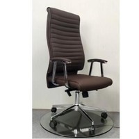 Chaise de bureau ergonomique pour direction Chaise de bureau moderne à dossier haut et pivotante en cuir Chaise de conférence Mobilier de bureau