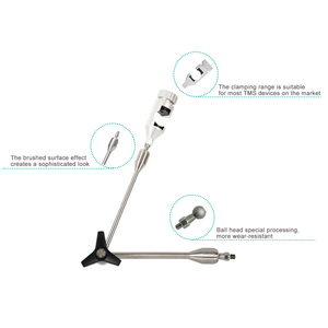 Support de bobine TMS articulé réglable en acier inoxydable WEIYE, support de positionnement flexible pour appareil de <span class=keywords><strong>stimulation</strong></span> TMS en physiothérapie - Product Image 4