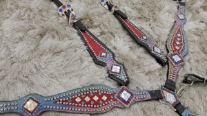 ชุดหมุดหลังม้าหนังแท้น้ำหนักเบาสวยงามตามฤดูกาลอุปกรณ์ขี่ม้าอานม้าม้าแบบอังกฤษ - Product Image 3