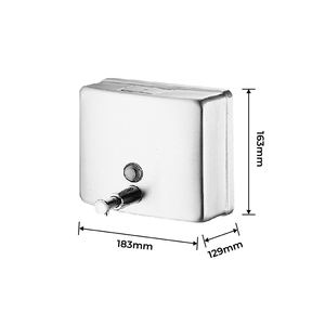 Distributeur de savon à main en acier inoxydable de conception moderne vanne remplacée en usine pour les usines industrielles - Product Image 2