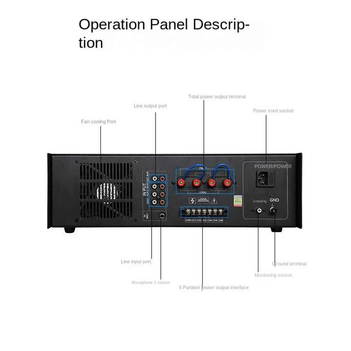 DEX Combined Constant Voltage Public Broadcasting High Power for 6 ...
