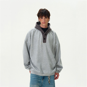 Sudaderas con Capucha Personalizadas con Logotipo del Fabricante, Forro Polar Grueso de 300g, Poliéster/Algodón, Diseño con Letras Otoñales, Talla Grande, Transpirables - Product Image 2