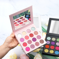 Fabricants de cosmétiques, étiquette privée, OEM, vente en gros, surface scintillante, maquillage cosmétique de luxe, palette d'ombres à paupières hautement pigmentées