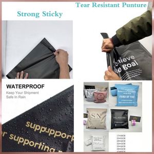 Custom LOGO Pink Mail Poli Recyclable Biodegradable Eco Friendly Poly Shipping Mailer Mailing Courier Bag - Product Image 2