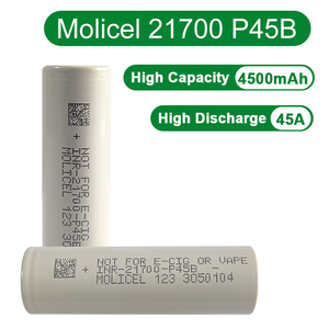 Molicel P45B 4500mAh 45A có thể sạc lại 3.6V 21700 hình trụ <span class=keywords><strong>Lithium</strong></span> Ion pin cho Drone Scooter Pin gói - Product Image 3