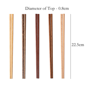Custom Logo Chinese Japanese Korean Sushi <strong>Reusable</strong> Rosewood Ebony Beech Wooden <strong>Chopsticks</strong> - Product Image 6