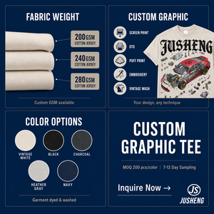 Camisetas Personalizadas para Hombre, Estilo Urbano, Tejido Jersey 100% Algodón de 300 g/m², Transpirables, Corte Holgado, Impresión DTG, Diseño Gráfico Ácido - Product Image 4