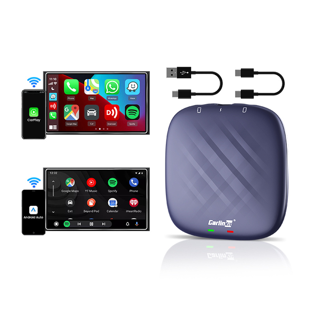 Carlinkit 8G+128GB Smart Box Android Auto Portable Carplay Brand Android 13 System Wireless Dongle Android Auto Carplay Ai Box