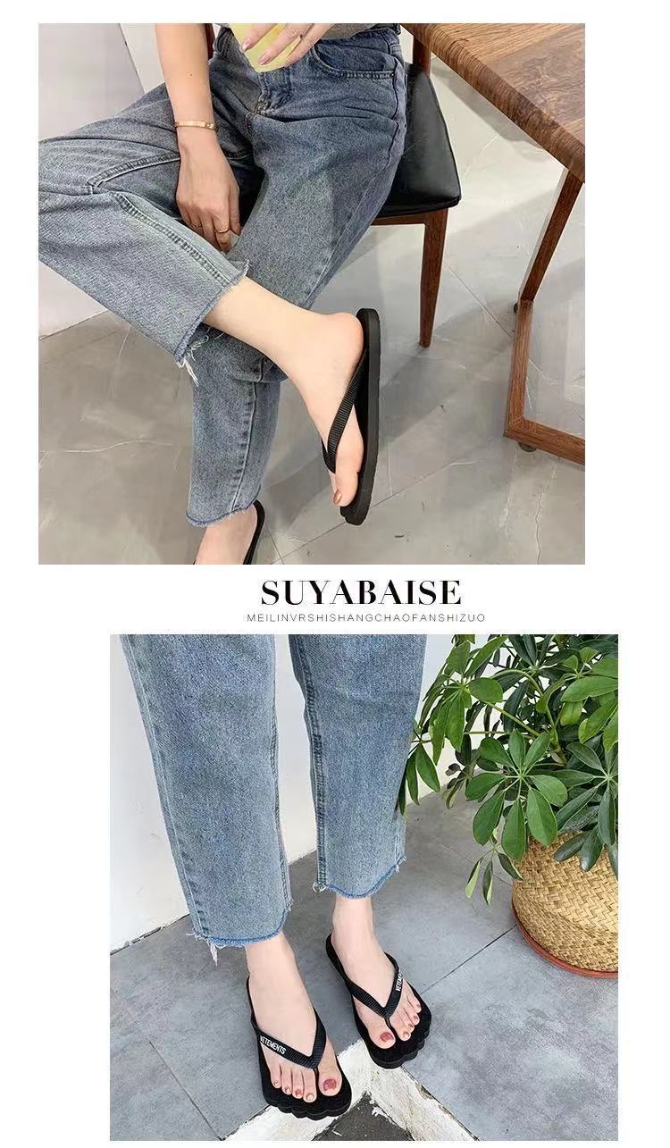 Korea Casual Flip Flops Slippers Light Beach Sandals Household Slipper Wholesale