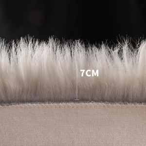 Alfombra de piel sintética para dormitorio, corredor esponjoso, cojín de sofá de piel de oveja suave, alfombra de felpa, alfombras de suelo, mesita de noche, lindo peludo, peludo - Product Image 2