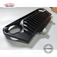 Calandre style Angry, noir mat, pour Jeep Wrangler TJ 1997-2006