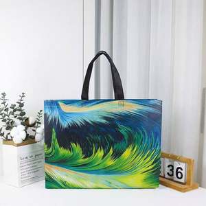 Sacs de courses personnalisables en tissu non tissé écologique pour le rangement des courses - Product Image 3