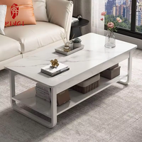 Moderner Minimalistischer Höhenverstellbarer Glas-Couchtisch TV-Schrank Holz Langlebiger Couchtisch mit Stauraum