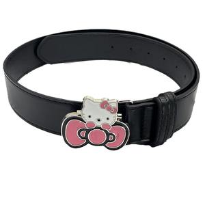 <span class=keywords><strong>Ceinture</strong></span> rose assortie avec diamant KT Cat <span class=keywords><strong>Bandeau</strong></span> Millennium Spice Girls Y2K Denim Accessoires avec boucle en alliage - Product Image 5