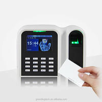 Terminal de pointage biométrique T9 personnalisable avec lecteur d'empreintes digitales TCP/USB et carte d'identité