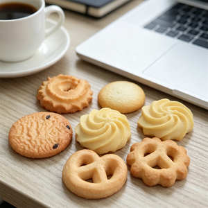 Modèles de biscuits en PVC, pièces décoratives assorties pour biscuits, artisanat DIY, garniture de dessert écologique, ornement alimentaire, doré, adorable et sucré - Product Image 5