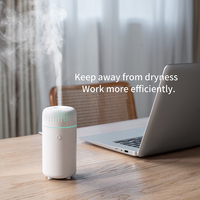 Diffuseur d'huiles essentielles pour voiture, diffuseur d'arômes, humidificateur, lumière nocturne LED colorée, diffuseur de parfum pour voiture électrique portable