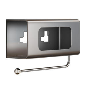 Tiandiyu – Boîte à mouchoirs murale rectangulaire sans perçage, support de rangement pour lingettes humides, film alimentaire et rouleau de papier pour cuisine - Product Image 4