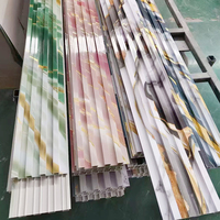 Panneau mural rainuré en WPC pour intérieur, composite bois-plastique, grille décorative imperméable avec revêtement UV pour hôtel
