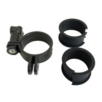 Dropshipping Accessoires de lampe de Poche Rond Caméra Flash Lumière Pince Adaptateur pour Casque D'équitation Tête Gopro Mont