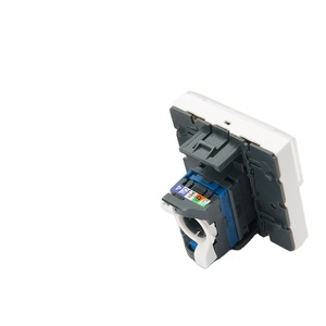 TOM-KJ-L-4 22.5*45mm CAT6A UTP Style Français 15u Plaqué Or Sans Outil Style Français Cat6A Jack Keystone pour Télécommunications - Product Image 6