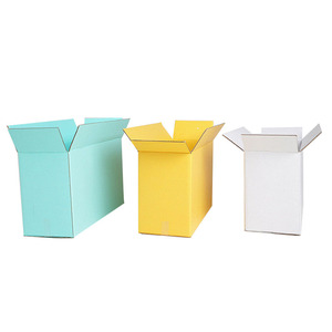 Großhandel Recycelbare 12*6*6cm 4,6*2,2*2,2 Zoll Braune Wellpappe-Versandbox mit Prägung und Matter Beschichtung - Product Image 2