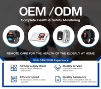 Reloj Inteligente GPS 4G con Resistencia al Agua IP67 para Personas Mayores, Geolocalización, Historial de Rastreo, Monitor de Oxígeno en Sangre y Temperatura
