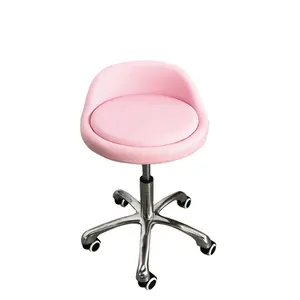 Diant high quality salon spa massage adjustable fabric chair beauty salon stool with wheels rolling foot spa pedicure stool