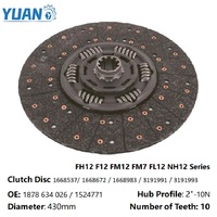 Disco de Embrague 0152504603 1878023831 1861999052 de 395 mm Compatible con Ben-z Axor 2528 Atego 1823 339013710 827218