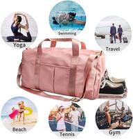 Sac de voyage imperméable grande capacité, sac de sport multi-poches avec compartiment à chaussures pour la remise en forme