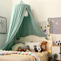 Moustiquaire de lit ronde de haute qualité, kit de suspension complet pour enfants