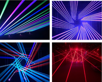 3000MW RGB Full Color Dj Disco 6 Eyes Beam Dmx Laser Stage Lighting Moving Head Laser Light pour disco club party