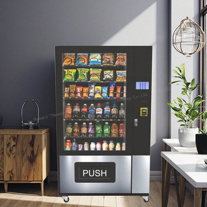 Máquina Expendedora de Bebidas Más Vendida en Europa - Mini Máquina Expendedora de Aperitivos y Bebidas con Pago en Efectivo y con Tarjeta - Product Image 1