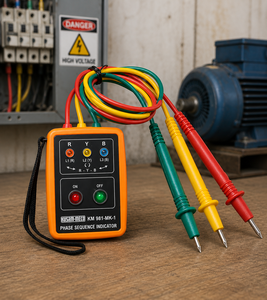 เครื่องวัดลำดับเฟสอุตสาหกรรมคุณภาพสูง Kusam-Meco KM-981-MK-1 60-600V - Product Image 2