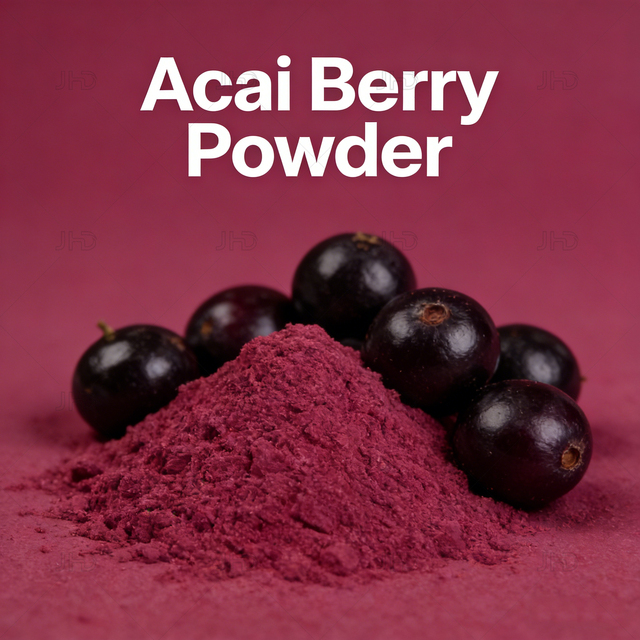 Wholesale Bulk Natural Purple Freeze Dried Water Soluble 100% Pure Acai Berry Fruit Extract Powder Food Grade Drum