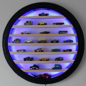 Exclusivo Estante Flotante para Exhibición de <span class=keywords><strong>Hot</strong></span> <span class=keywords><strong>Wheels</strong></span>, Organizador de Juguetes para Coches, Almacenamiento de Coches de Juguete - Product Image 3